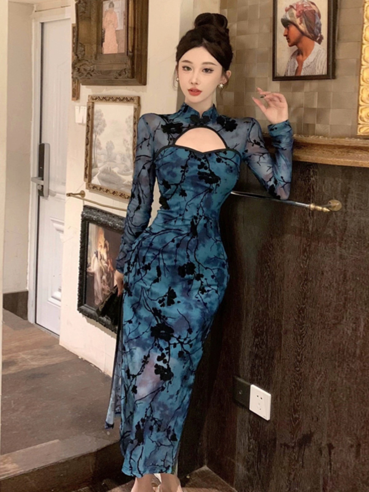 Casual nights qipao dress Q114 images